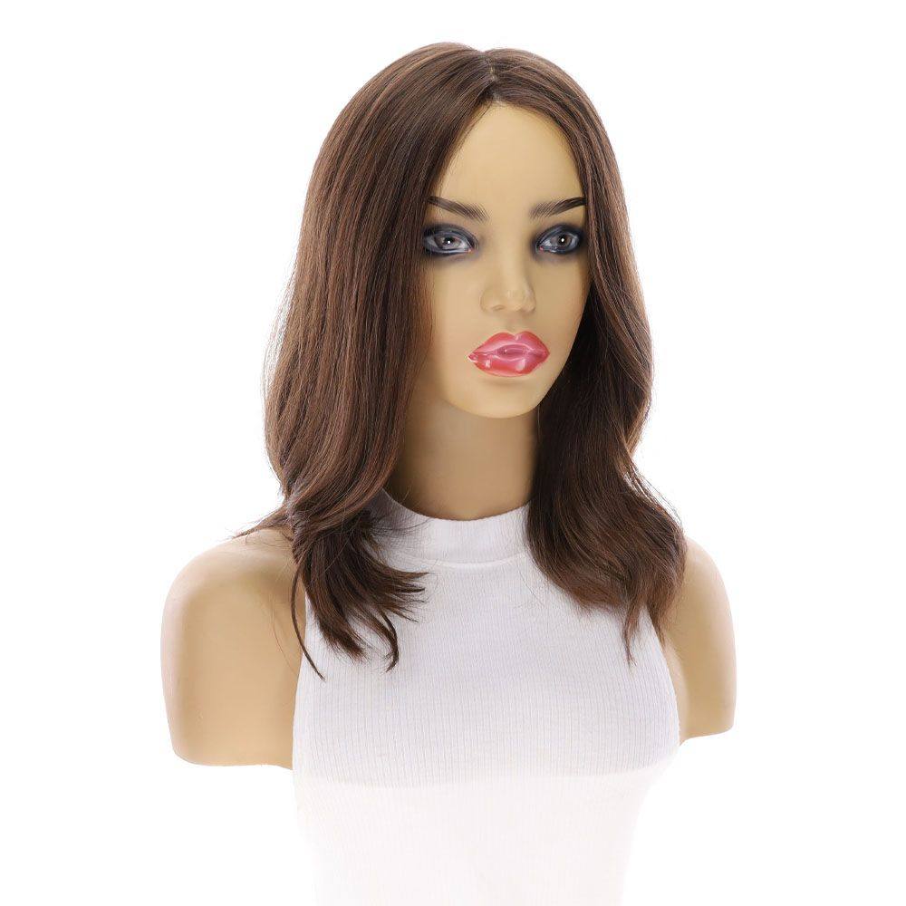 16" Luxe Silk Top Wig #6 Neutral Medium Brown