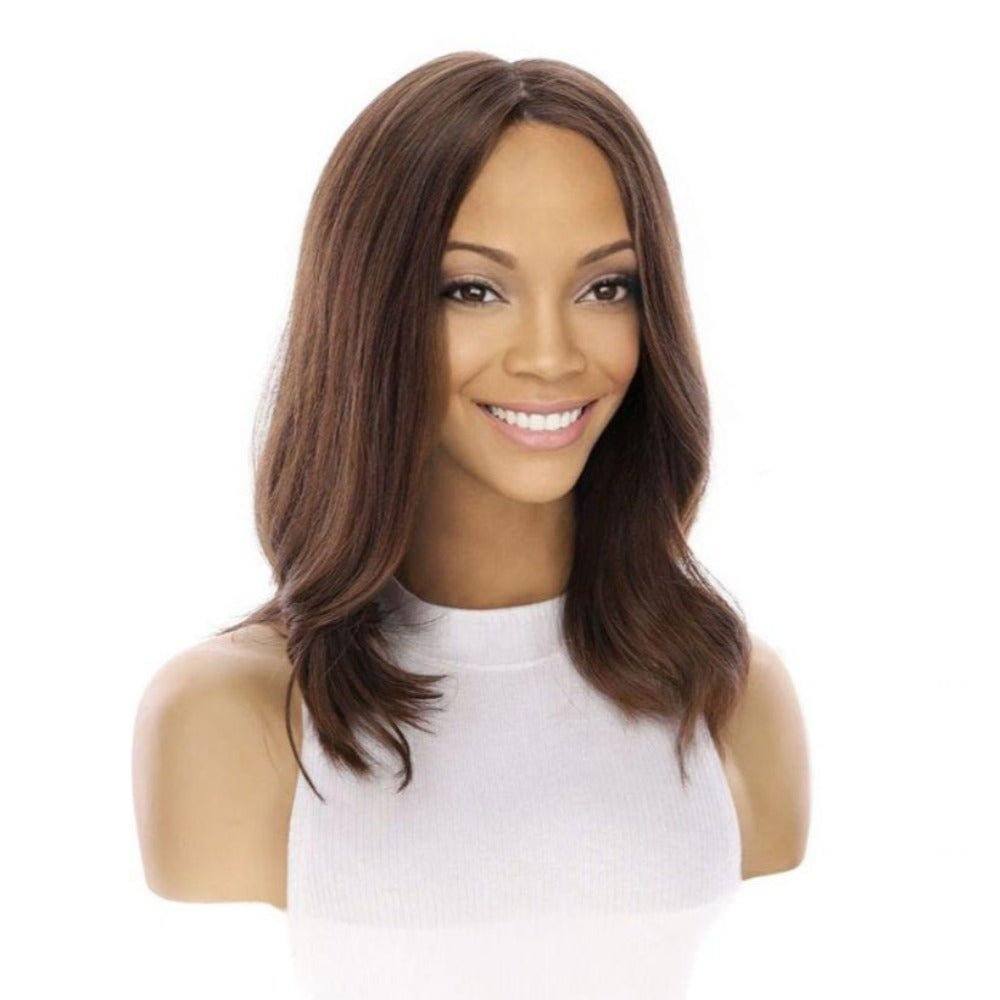 16" Luxe Silk Top Wig #6 Neutral Medium Brown