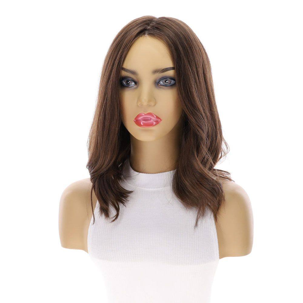 16" Luxe Silk Top Wig #6 Neutral Medium Brown