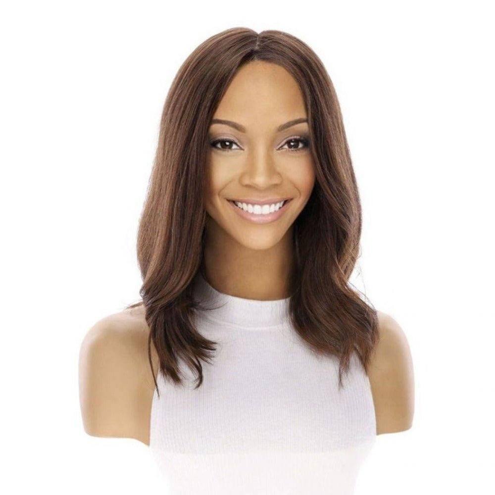 16" Luxe Silk Top Wig #6 Neutral Medium Brown
