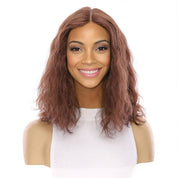 16" Princess Silk Top Wig Auburn Wavy