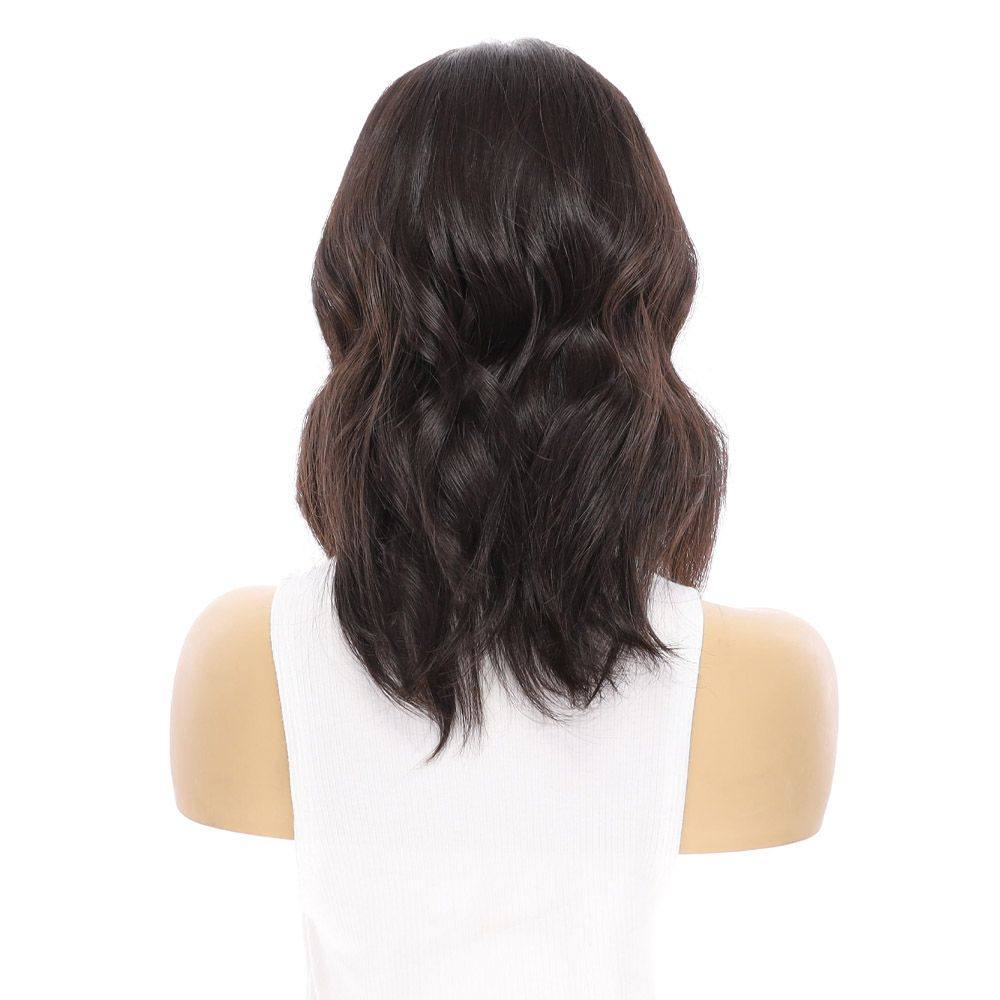 16" Princess Silk Top Wig Soft Black
