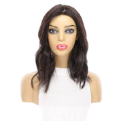16" Princess Silk Top Wig Soft Black