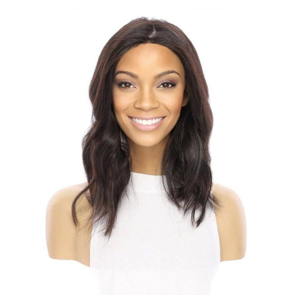 16" Princess Silk Top Wig Soft Black