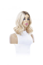 16" Princess Silk Top Wig Platinum Blonde