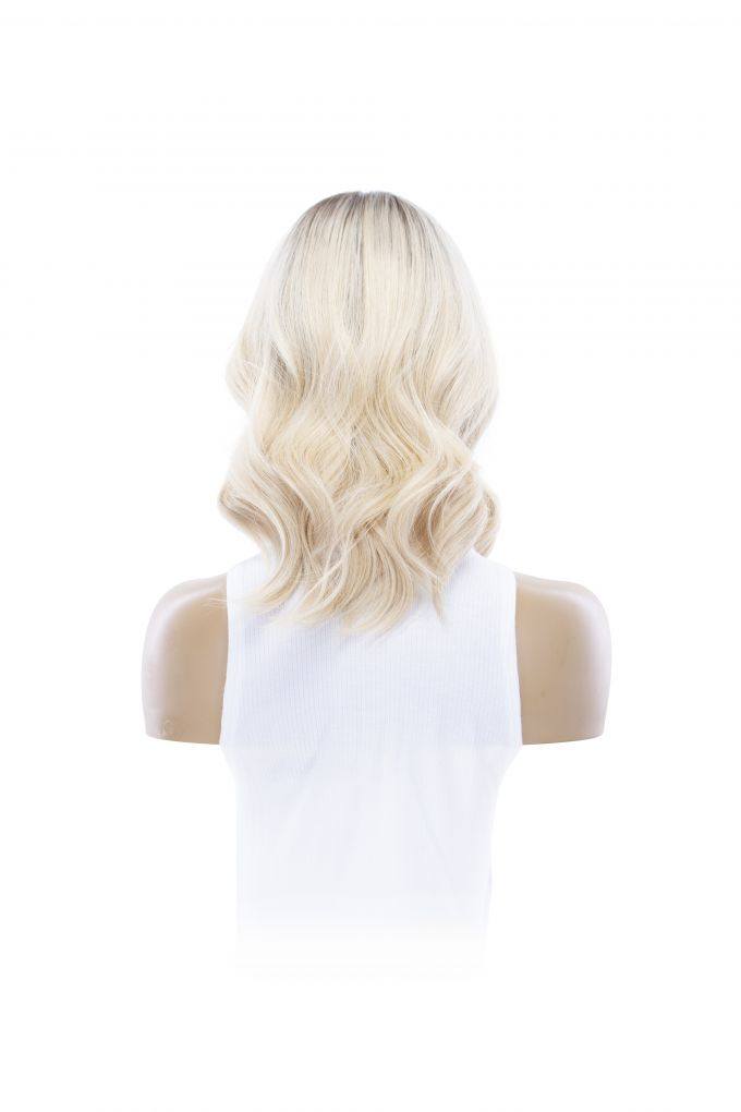 16" Princess Silk Top Wig Platinum Blonde