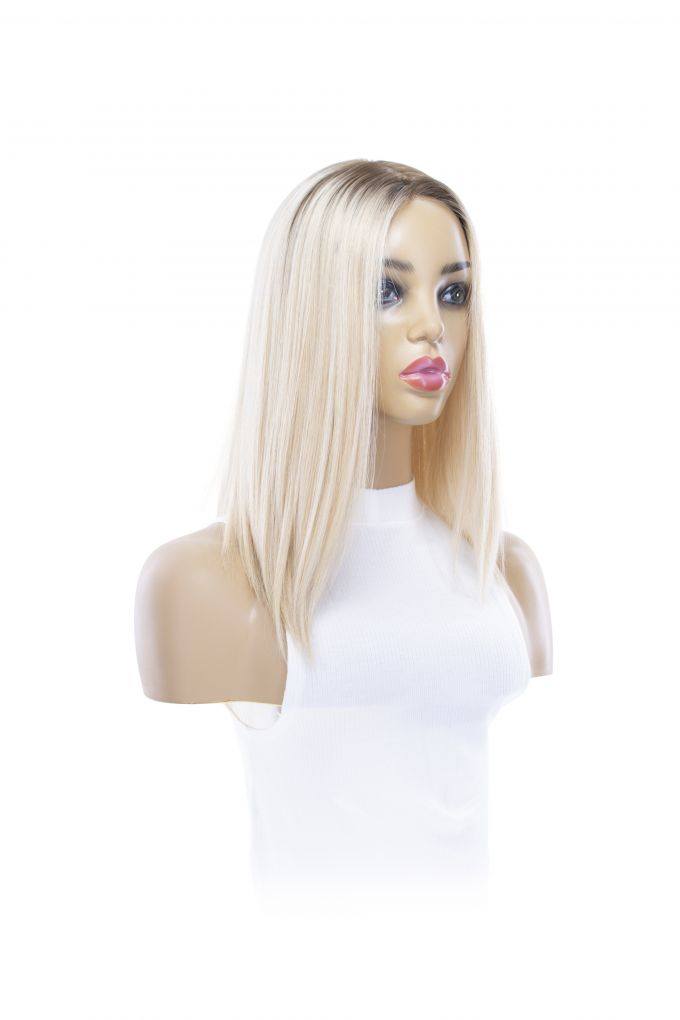 16" Princess Silk Top Wig Platinum Blonde