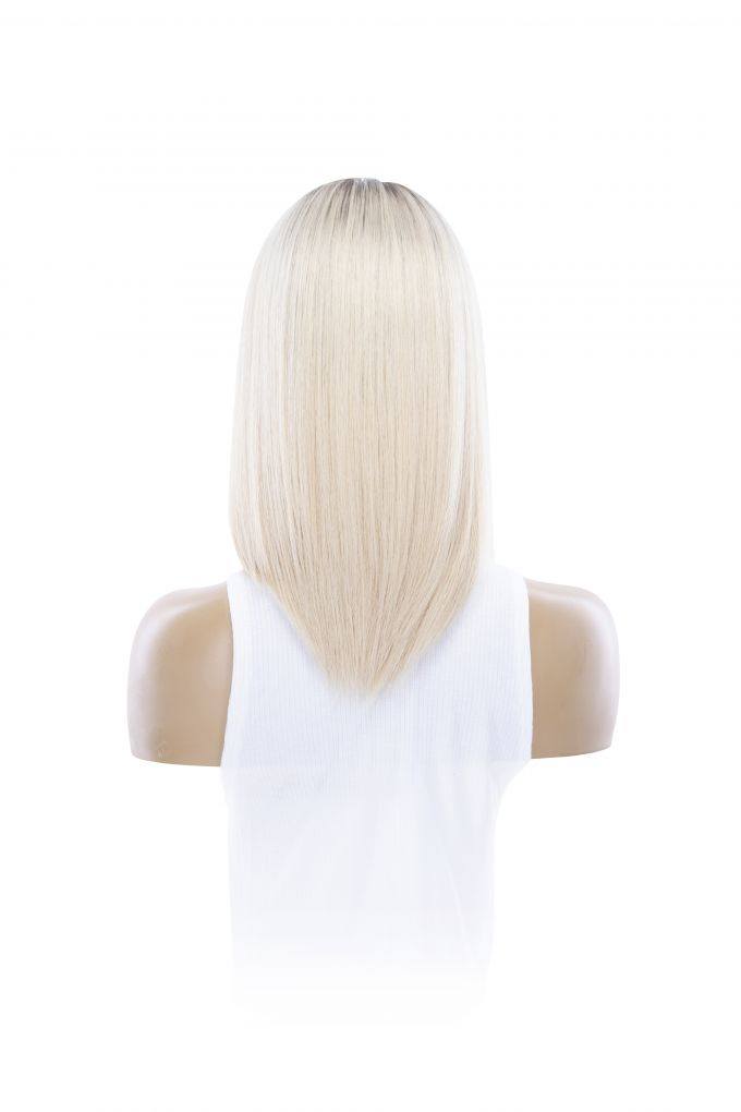 16" Princess Silk Top Wig Platinum Blonde