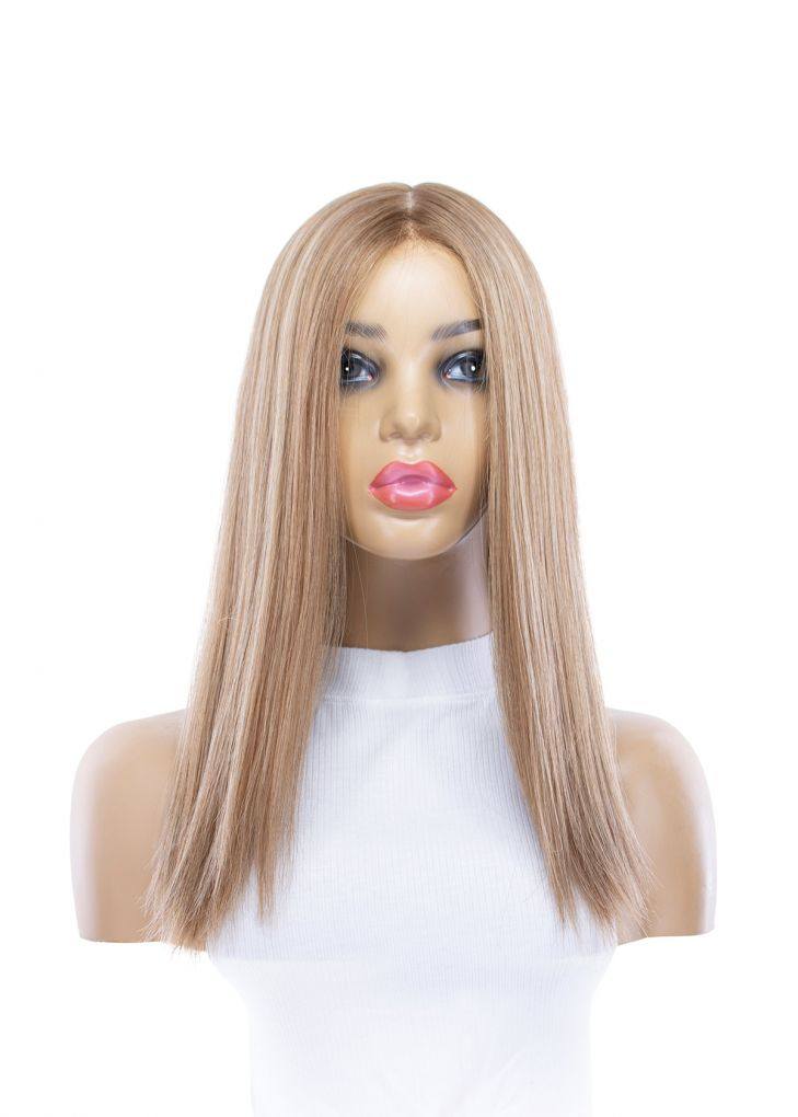 18" Princess Silk Top Wig Medium Blonde