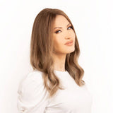 18" Topaz Lace Top Topper Light Brown Babylight
