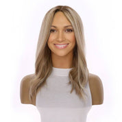 18" Princess Silk Top Wig Ash Blonde