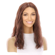 18" Princess Silk Top Wig Auburn Wavy