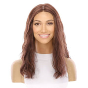 18" Princess Silk Top Wig Auburn Wavy