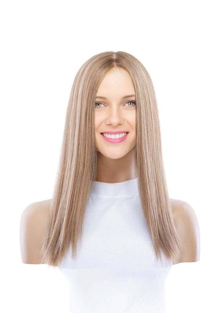 18" Princess Silk Top Wig Medium Blonde