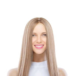 18" Princess Silk Top Wig Medium Blonde