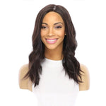 18" Princess Silk Top Wig Soft Black