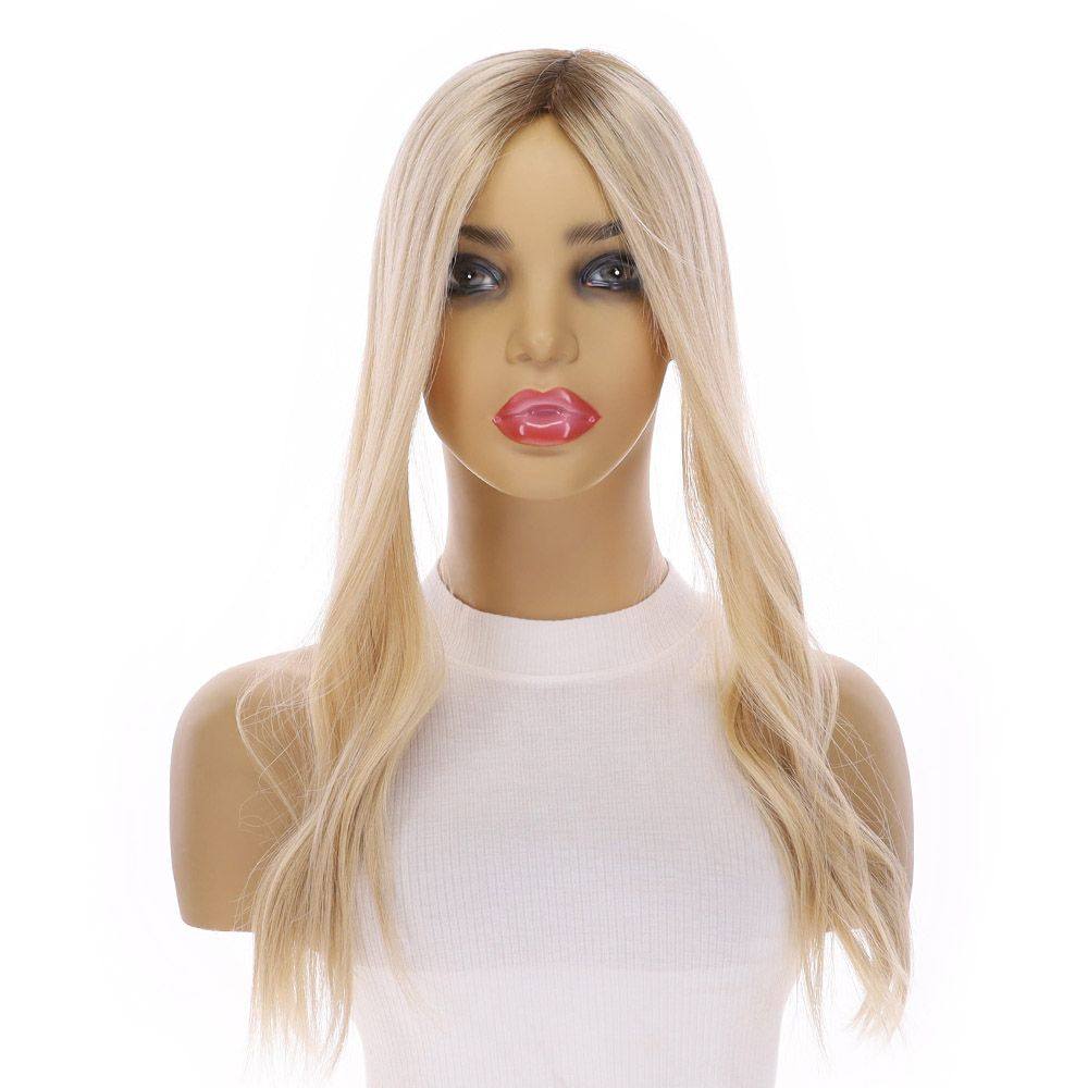 20" Diamond Mono Top Topper Platinum Blonde