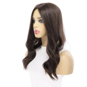 18" Emerald Silk Top Topper Dark Brown