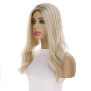 18" Emerald Silk Top Topper Platinum Blonde