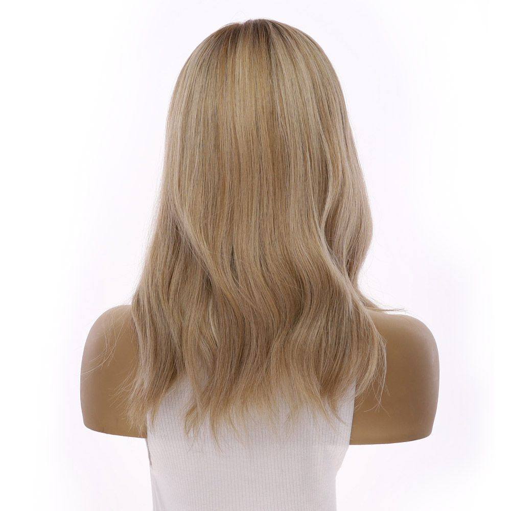 18" Princess Silk Top Wig Ash Blonde