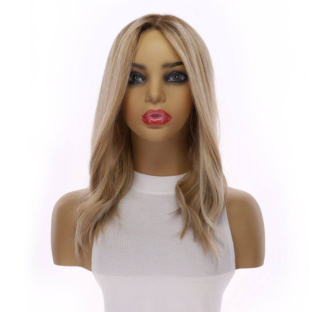 18" Princess Silk Top Wig Ash Blonde