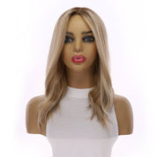 18" Princess Silk Top Wig Ash Blonde