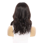18" Princess Silk Top Wig Soft Black