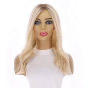 18" Topaz Lace Top Topper Platinum Blonde