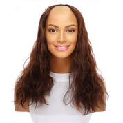 18" U-Shape Topper Auburn Wavy