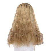 18" U-Shape Topper Golden Blonde Wavy