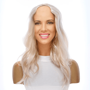 18" U-Shape Topper Ice Blonde