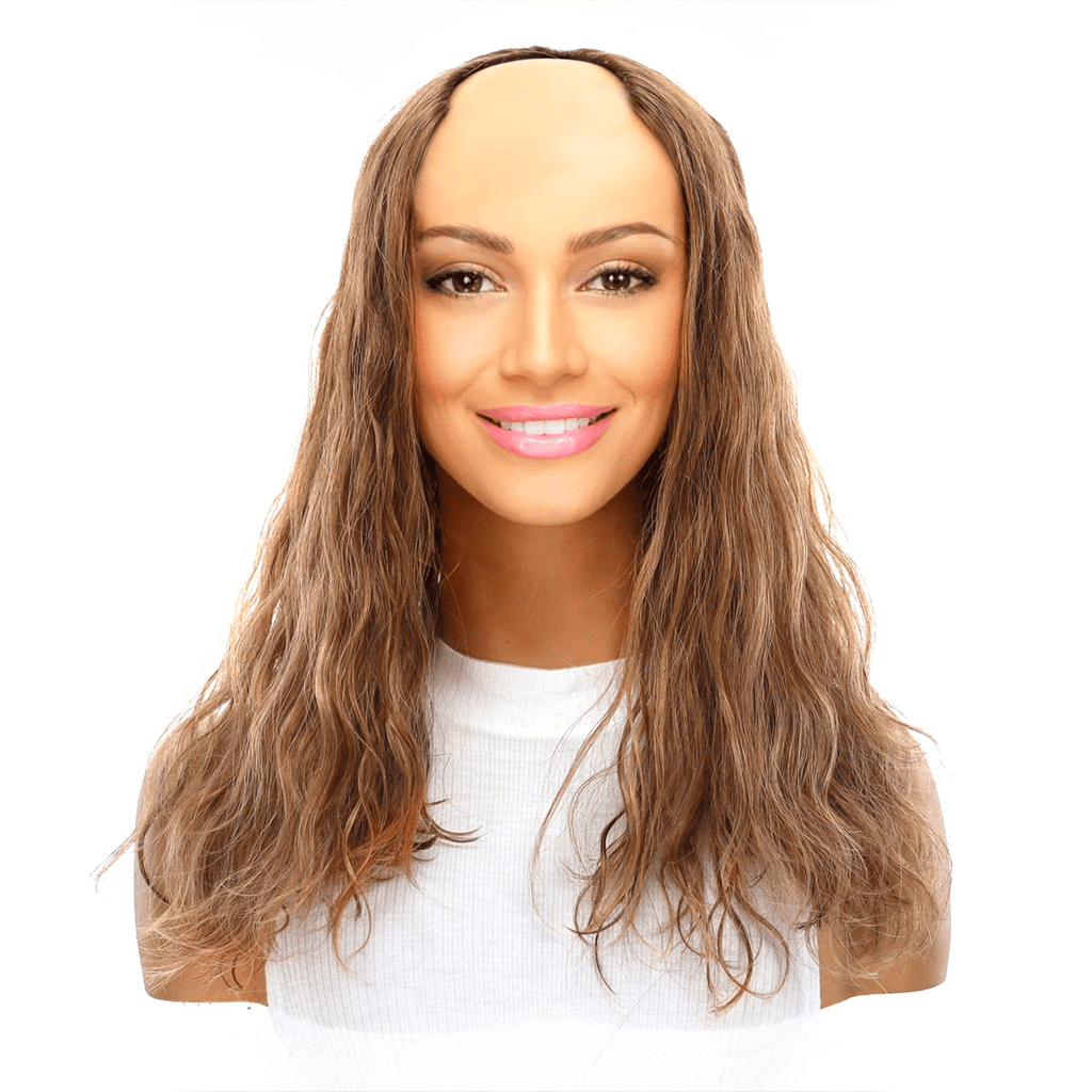 18" U-Shape Topper Light Brown Babylight Wavy