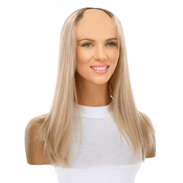 18" U-Shape Topper Beige Blonde