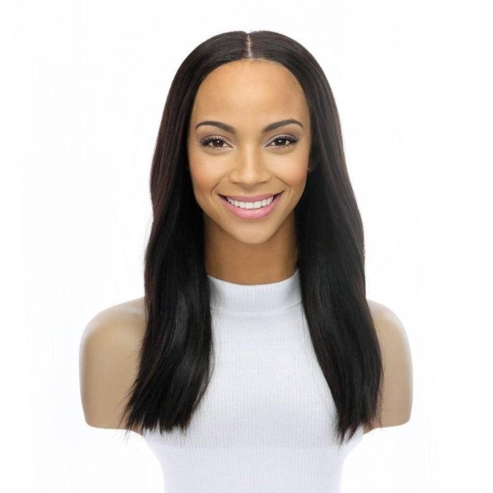 20" Secret Lace Top Wig #1B Black