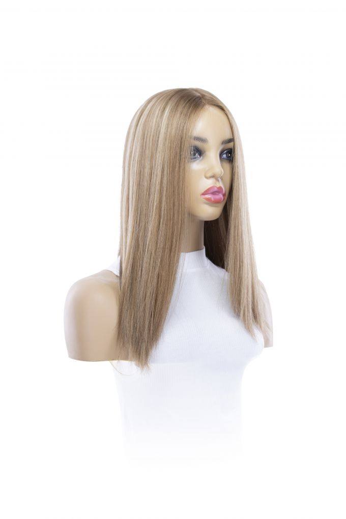 18" Princess Silk Top Wig Medium Blonde