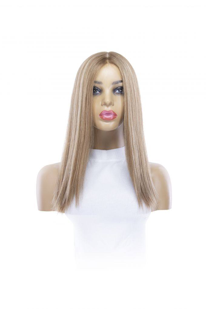 18" Princess Silk Top Wig Medium Blonde