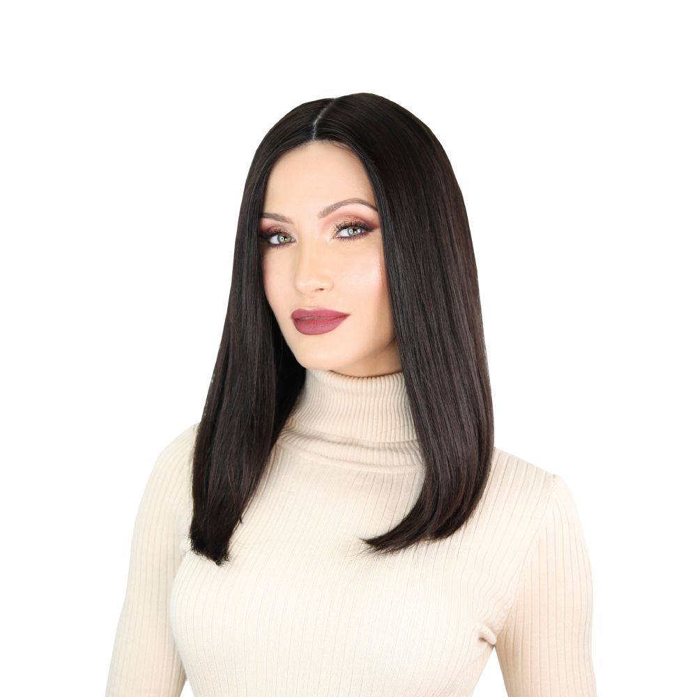 19" Nicole Silk Top Wig Natural Black