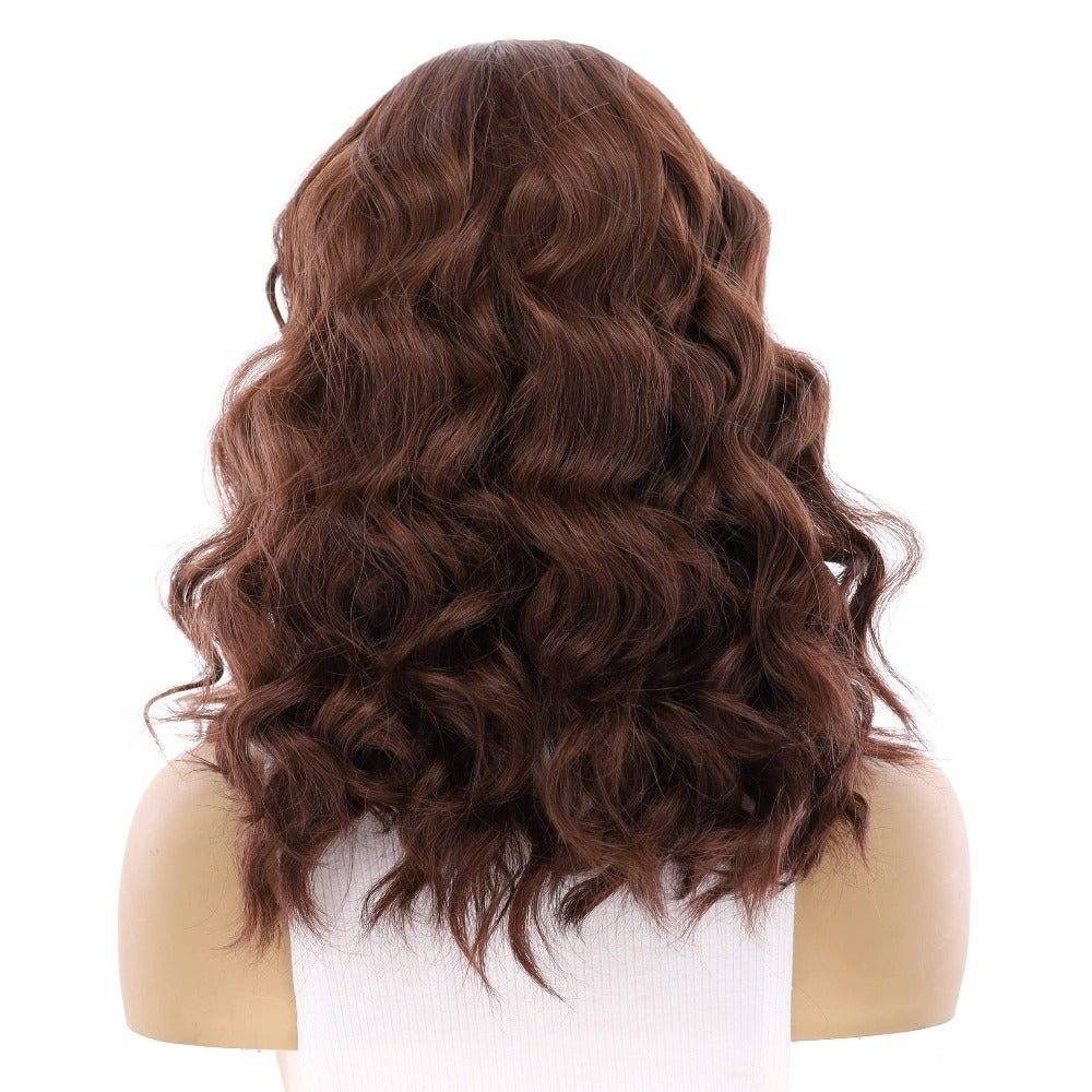 19" Nicole Silk Top Wig Auburn Wavy