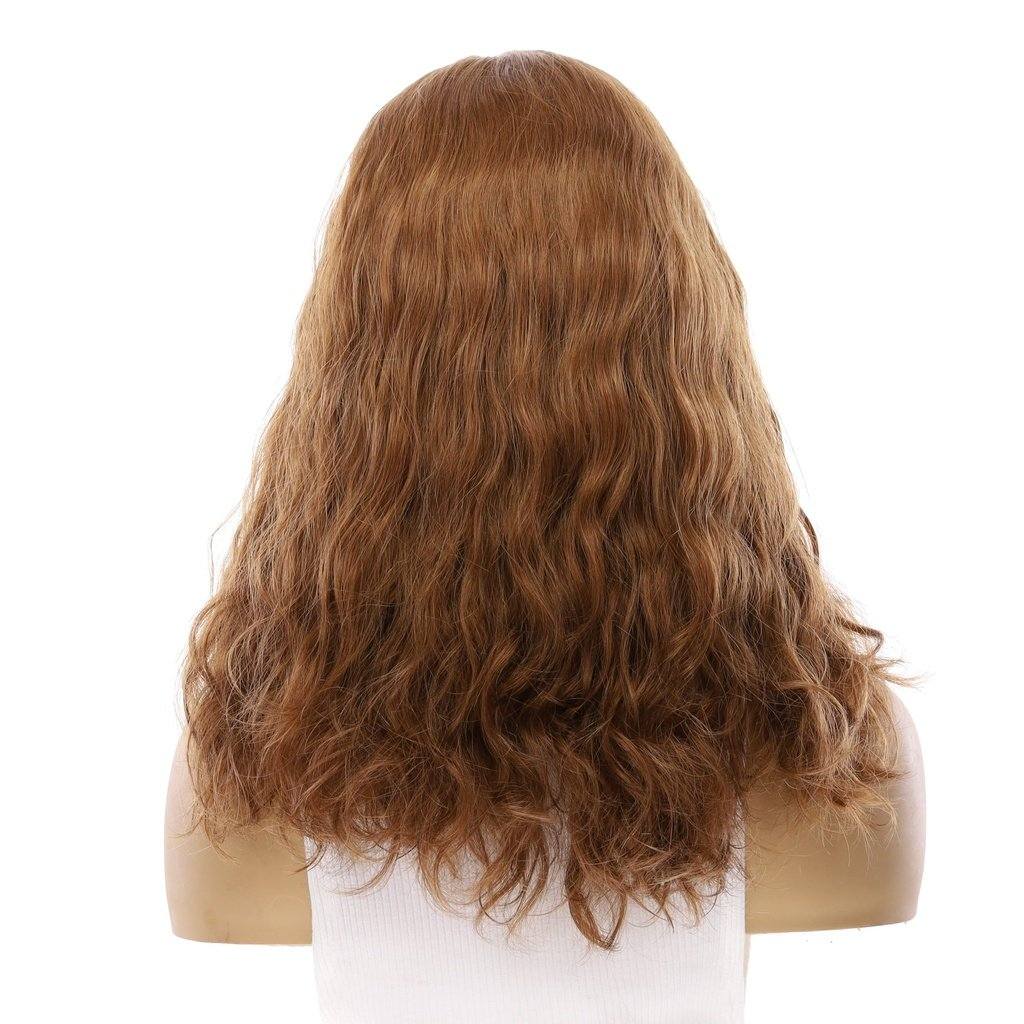 19" Nicole Silk Top Wig Strawberry Blonde Wavy