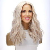 19" Nicole Silk Top Wig Ice Blonde