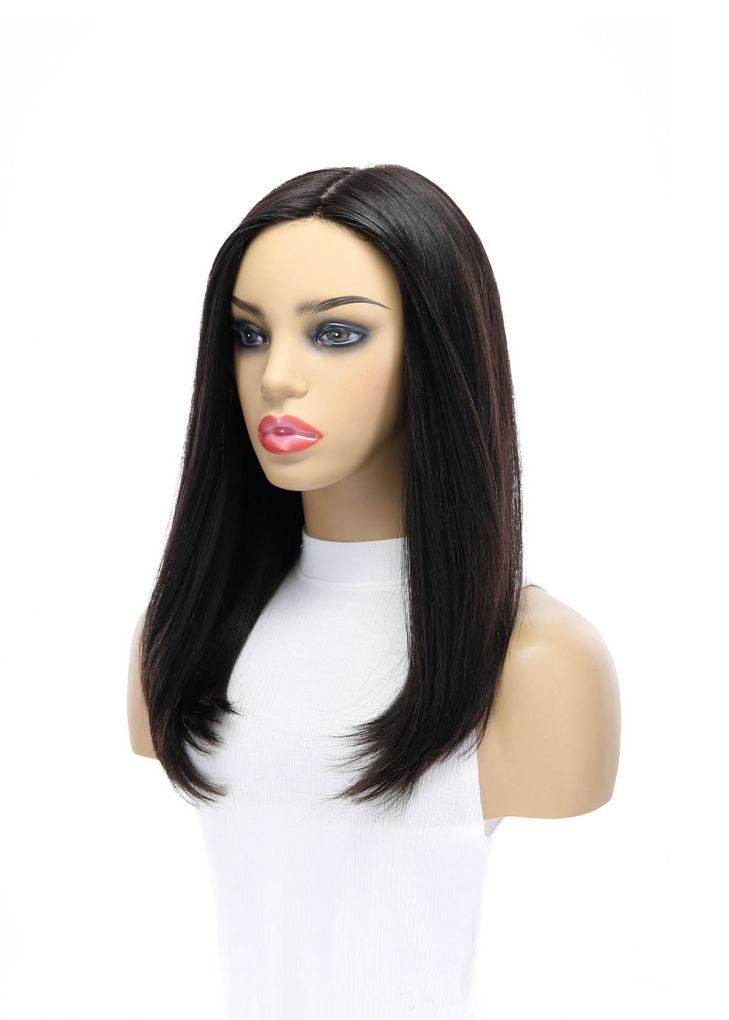 19" Nicole Silk Top Wig Natural Black