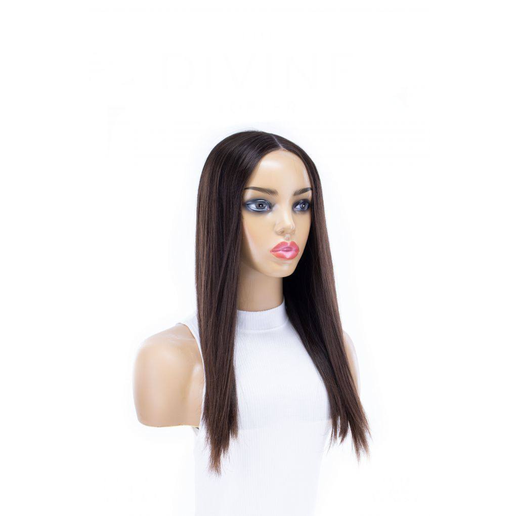 20" Divine Luxe Lace Top Topper #4 Dark Brown