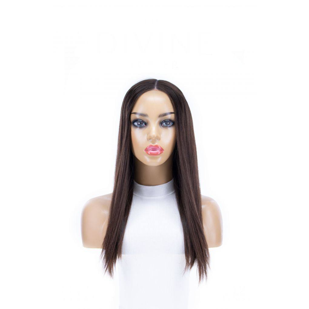 20" Divine Luxe Lace Top Topper #4 Dark Brown