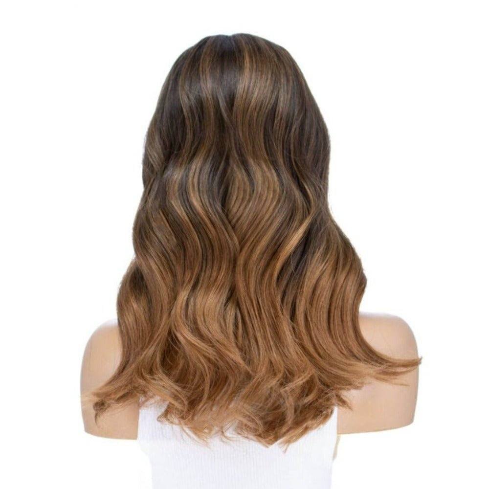 20" Divine Lace Top Wig Medium Brown Ombre