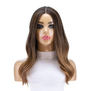 20" Divine Lace Top Wig Medium Brown Ombre