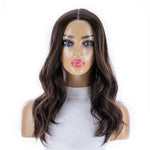 20" Divine Lace Top Topper Dark Brown