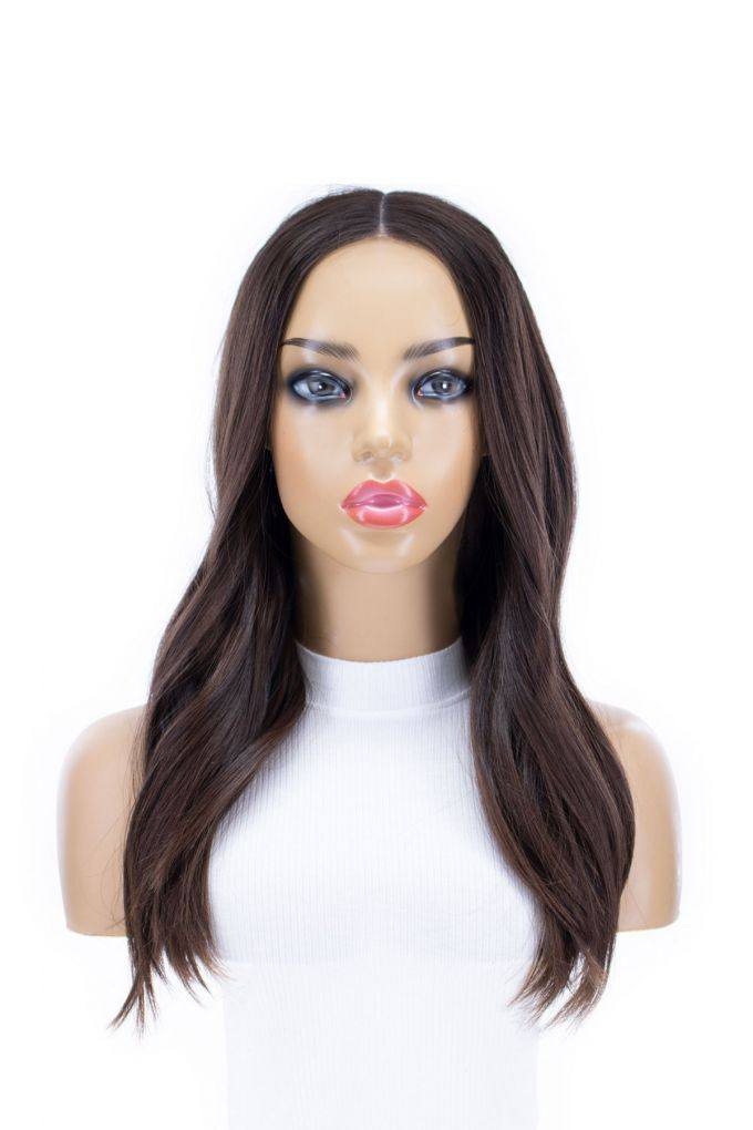 20" Divine Luxe Lace Top Topper #4 Dark Brown