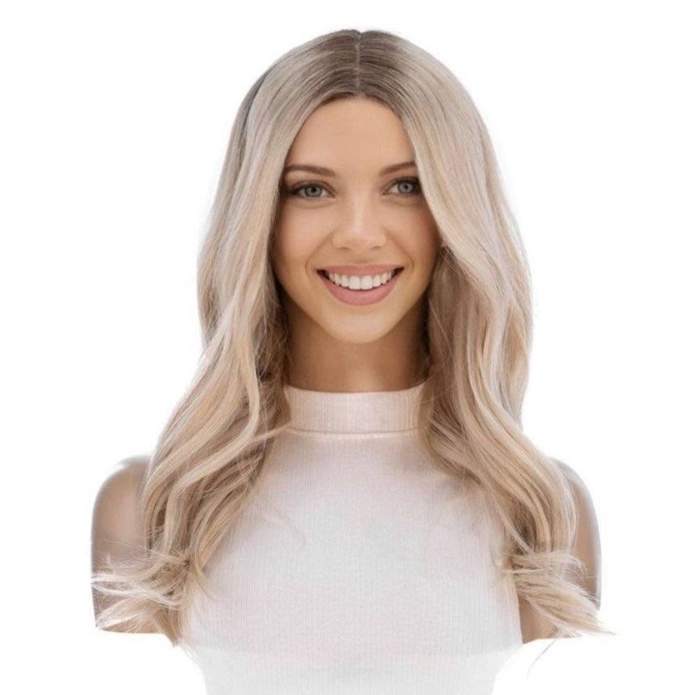20" Divine Lace Top Wig Platinum Blonde