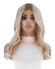 20" Divine Lace Top Wig Platinum Blonde