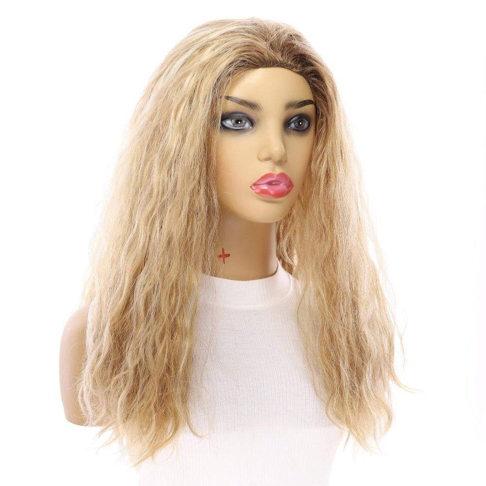 3/4 blonde outlet human hair wig